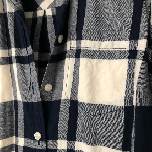 J. Crew Boy Fit Plaid/Flannel Shirt - Picture 4 of 7